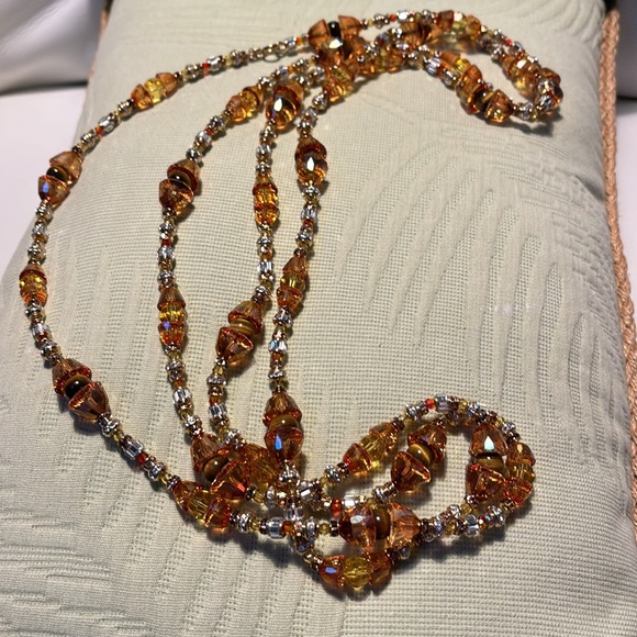 Fantastic XL Authentic Swarovski Long beaded Crystal Necklace NEW $1800 - Picture 9 of 16